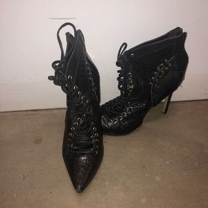 Lace up Bebe boots